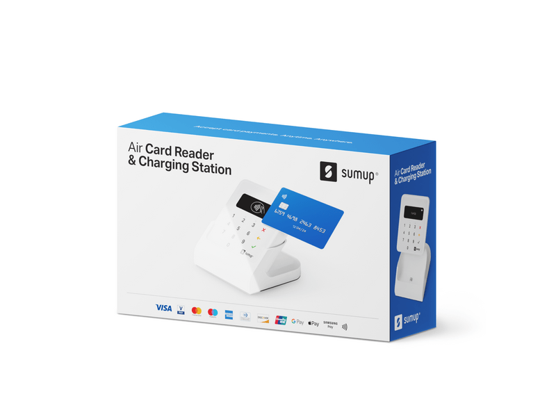 SumUp Air kártyaolvasó terminál + töltődokkoló