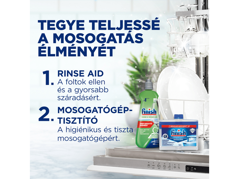 Finish Green Power 0% All in 1 mosogatógép tabletta, 70 db