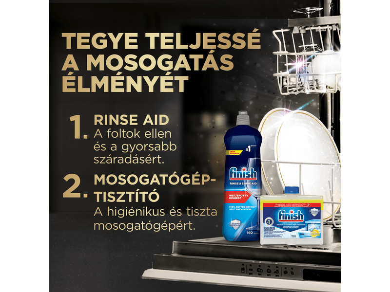 Finish Powerball Ultimate All in 1 mosogatógép-kapszula, Lemon, 100 db