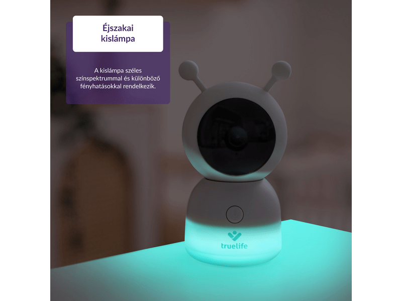 TrueLife NannyCam R7 Dual Smart USB-C Kamerás gyermekfigyelő