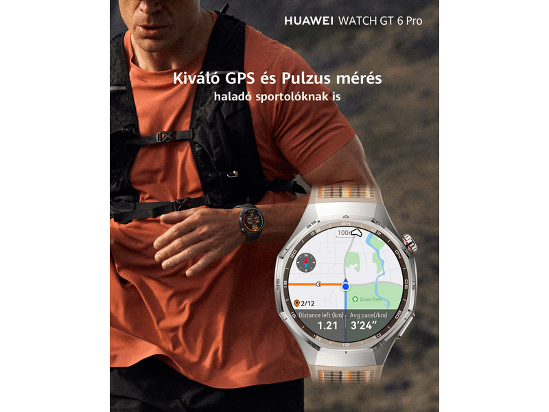 Huawei Watch GT 6 Pro 46mm Okosóra, barna