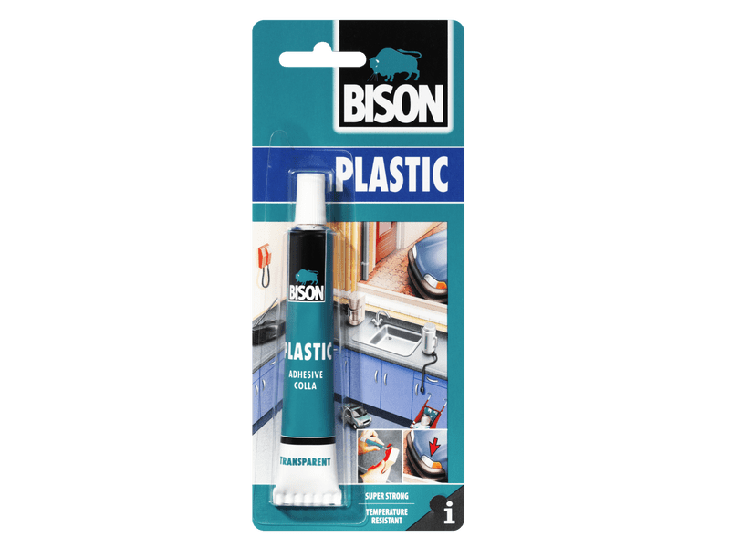 Bison Műanyagragasztó 25 ml, átlátszó (B05314)