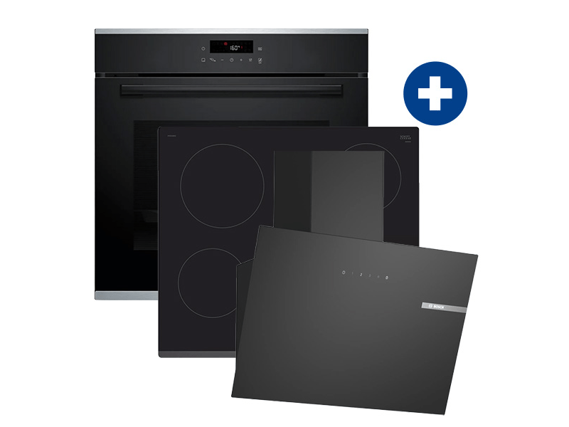 Bosch HQA272BB3 + Bosch PKF631BB2E + Bosch DWK65DK60 beépíthető szett