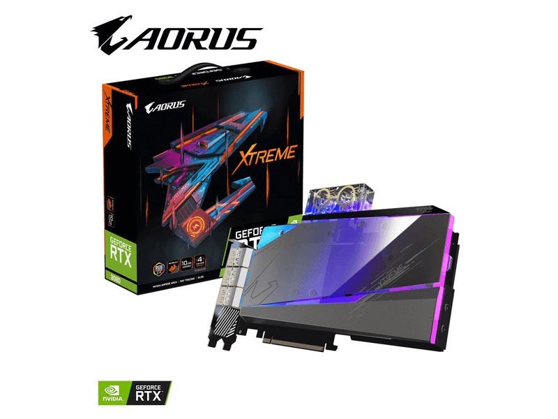 Gigabyte AORUS GeForce RTX™ 3080 XTREME WATERFORCE 10G Videókártya