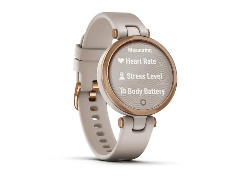 Garmin Lily Sport Női okosóra, rózsaarany/homok (010-02384-11)