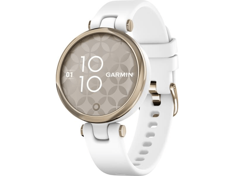Garmin Lily Sport Női okosóra, krémarany/fehér (010-02384-10)