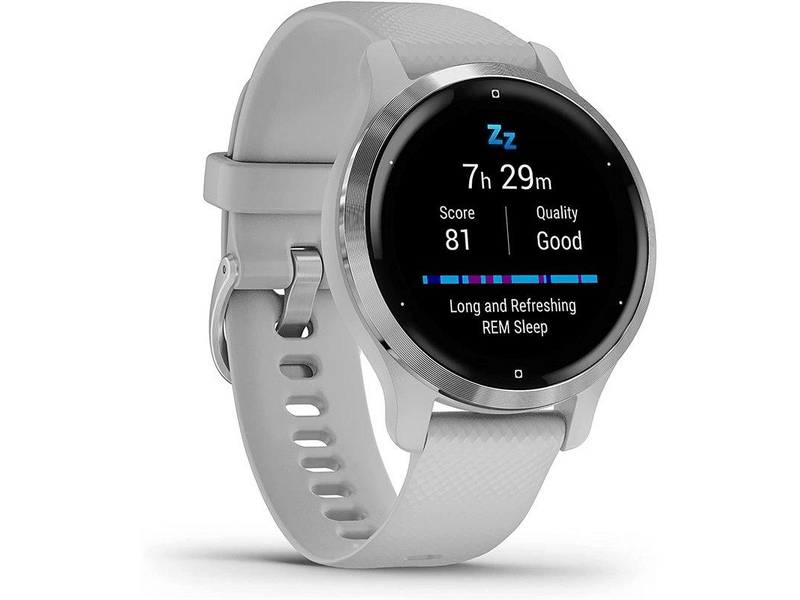 Garmin Venu 2S Okosóra, világosszürke/ezüst (010-02429-12)