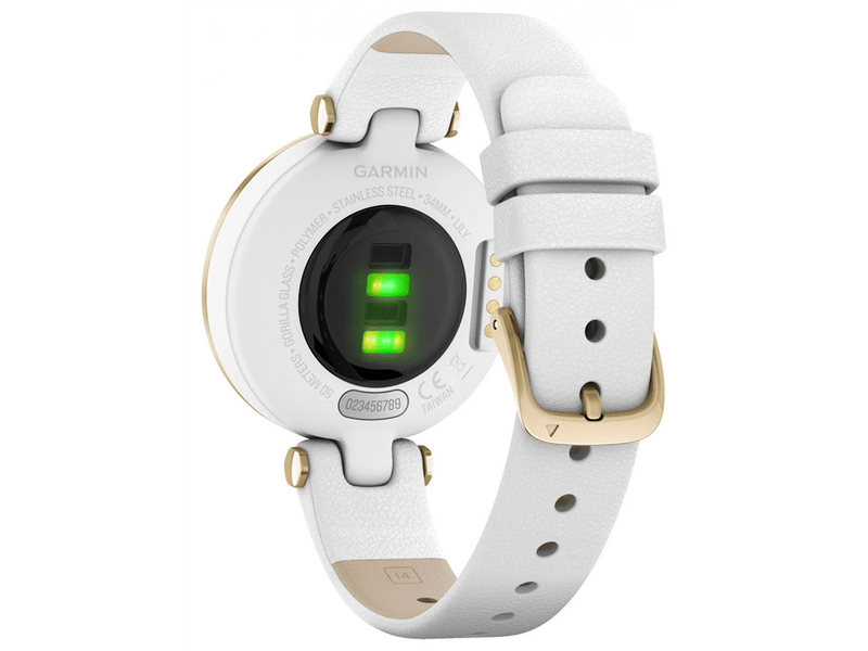 Garmin Lily Classic Női okosóra, arany/fehér (010-02384-B3)