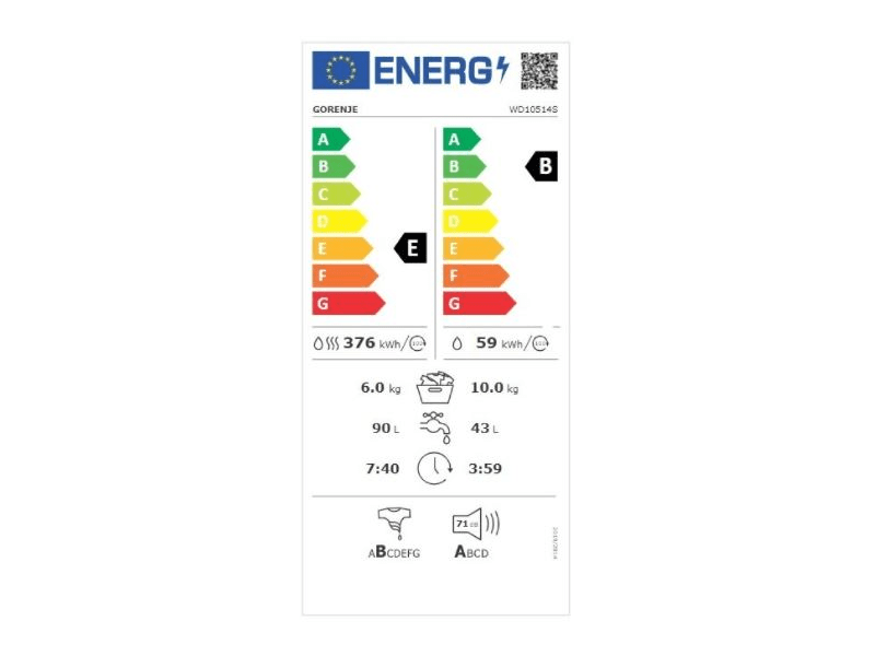 Gorenje WD10514S mosó és szárítógép