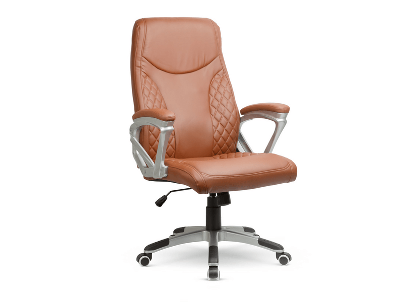 Bemada BMD1108BR Prémium irodai forgószék karfával, barna