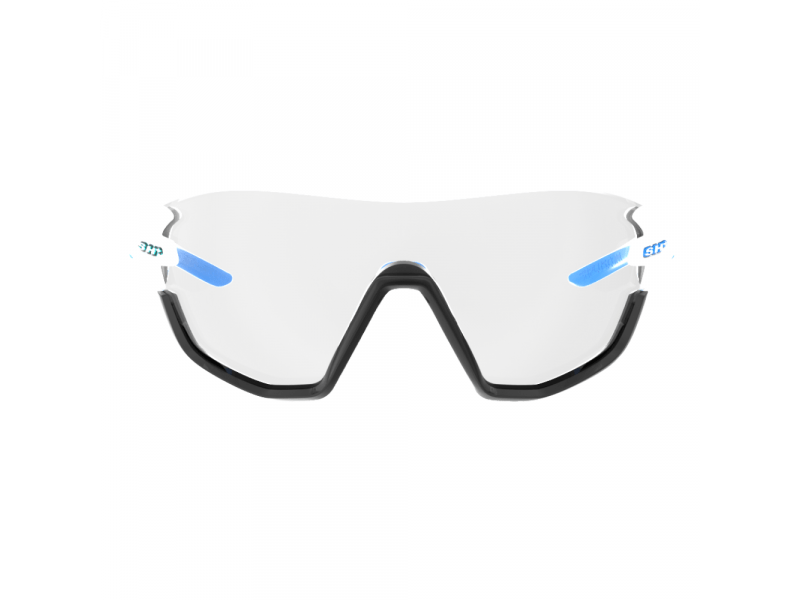 SH+ RG 5500 Reactive Fotokromatikus Sportszemüveg, fehér-kék/Flash Blue