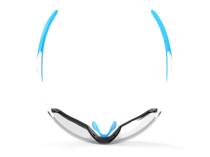 SH+ RG 5500 Reactive Fotokromatikus Sportszemüveg, fehér-kék/Flash Blue