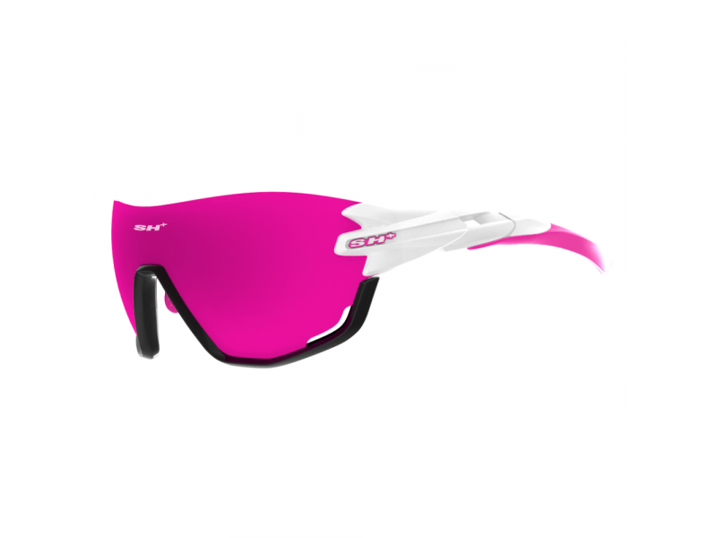 SH+ RG 5500 Sportszemüveg, fehér-fekete/Revo Laser Purple