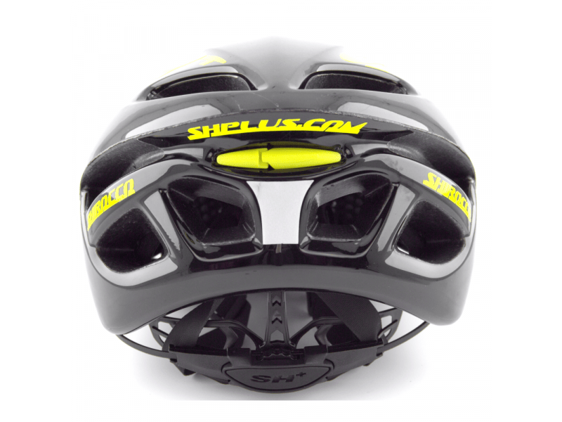 SH+ SHIROCCO 53/57 XS/M1 Bukósisak, fekete/neon sárga