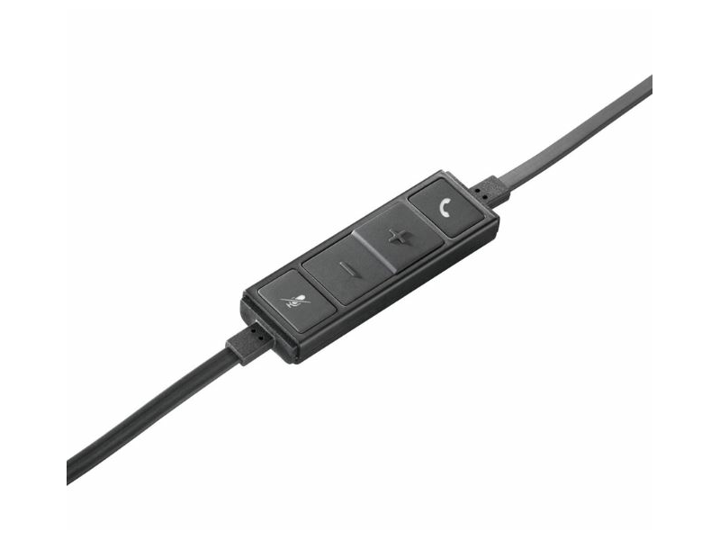 Logitech H650 USBMON HS monó fejhallgató, fekete