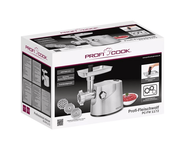 Profi Cook PC-FW 1172 Húsdaráló, alumínium