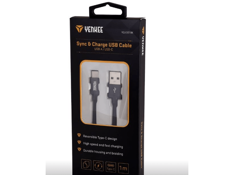 Yenkee YCU 302BK USB kabel za punjenje, 2m