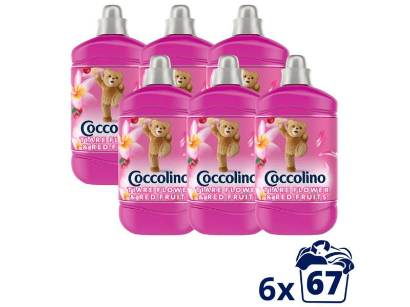 Coccolino Öblítőkoncetrátum Tiare Flowers and Red Fruits, 6x1,68 l