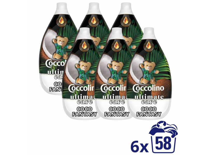 Coccolino Ultrakoncentrált öblítő Coco Fantasy, 6x870ml