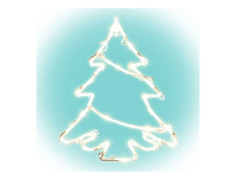 Home KID502B/WW LED-es fenyőfa ablakdísz