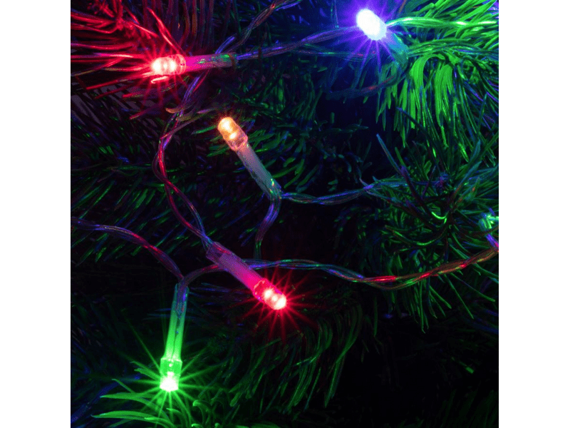 Home MLC 58/M LED-es színes elemes fényfüzér