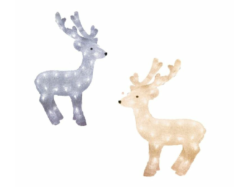 Home KDA 30 LED-es Rénszarvas dekoráció