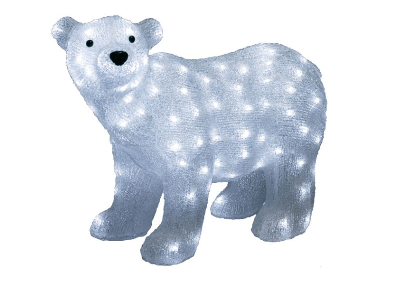 Home KDA 6 LED-es Jegesmedve dekoráció