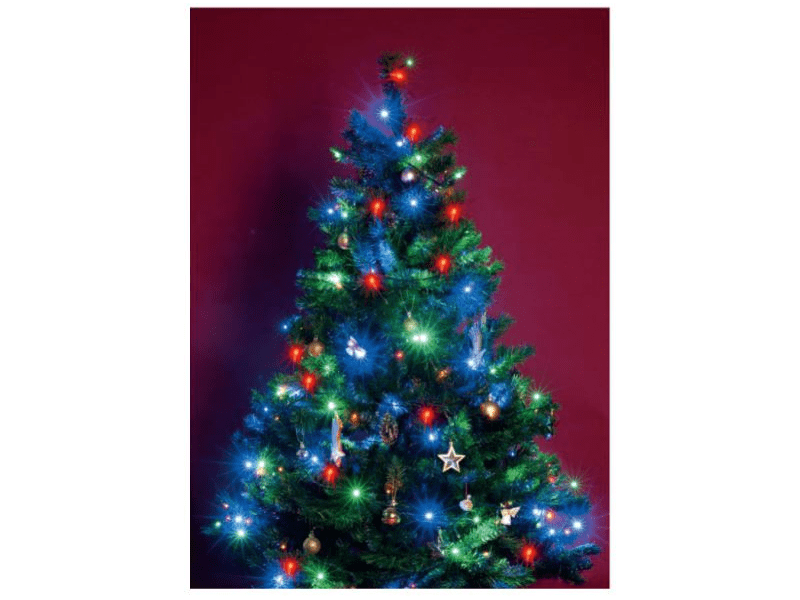 Home KII 100/M LED-es beltéri fényfűzér, színes, 8 m, 100 db