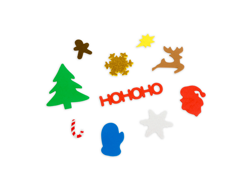 Family 58239 Karácsonyi kreatív habmatrica szett, 50 db