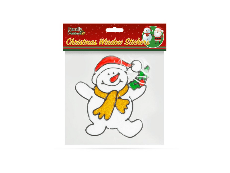 Family Karácsonyi ablakdekor, hóember 58258C