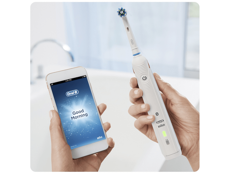 Oral-B SMART 5 5900 Elektromos fogkefe Cross Action fejjel, fekete és fehér
