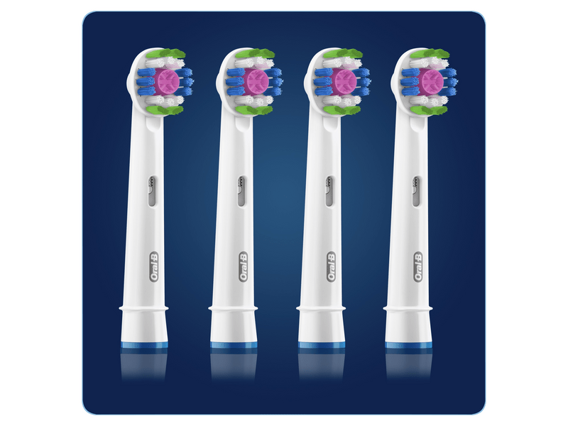 Oral-B EB18-4 3D White pótfej, 4 db
