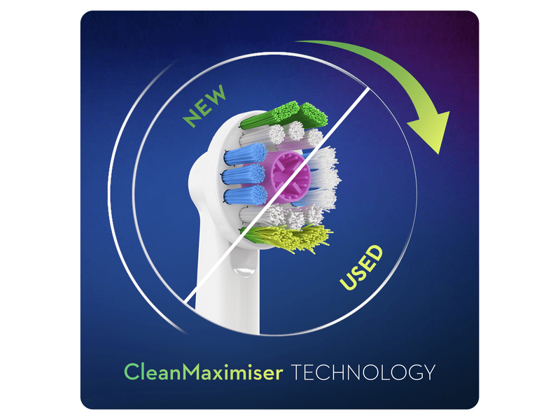 Oral-B EB18-2 3D White pótfej, 2 db