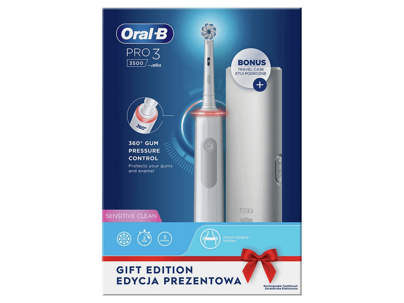Oral-B PRO3 3500 električna četkica za zube sa Sensi UltraThin glavom