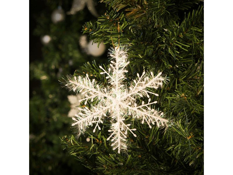 Family 55979 Csillogó karácsonyfadísz, hópehely