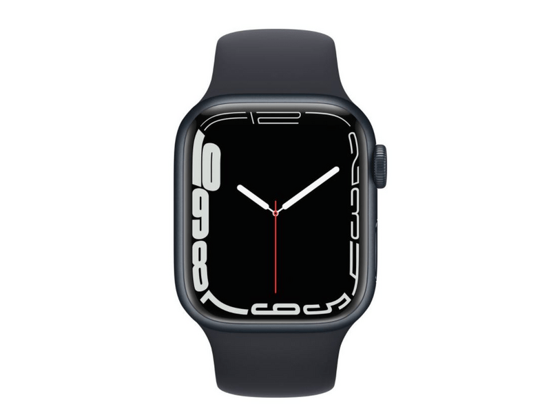 Apple Watch Series 7 Okosóra, 41mm, Éjfekete (MKMX3HC/A)