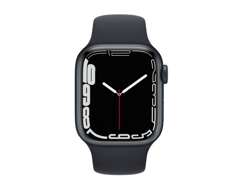 Apple Watch Series 7 Cellular Okosóra, 41 mm, éjfekete (MKHQ3HC/A)