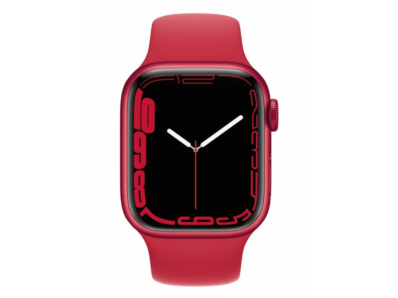Apple Watch Series 7 Okosóra, 41mm, Piros (MKN23HC/A)