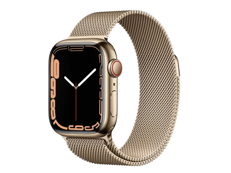 Apple Watch Series 7 GPS+Cellular Okosóra, 45mm, Arany (MKJY3HC/A)
