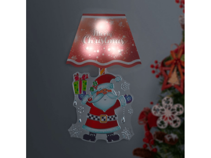 Family Karácsonyi LED-es lámpa matrica - 17 x 28 cm (58257C)