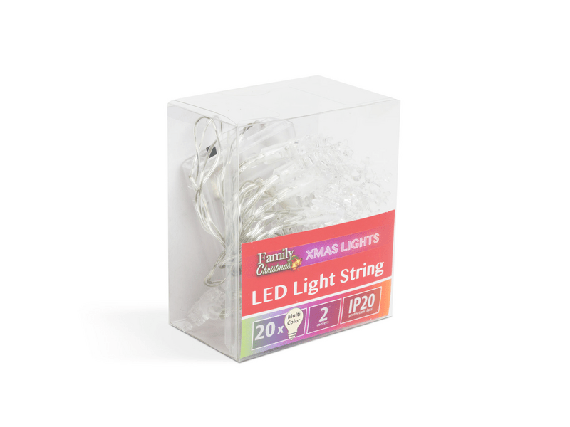 Family 58215 LED-es jégkristály fényfüzér, színes