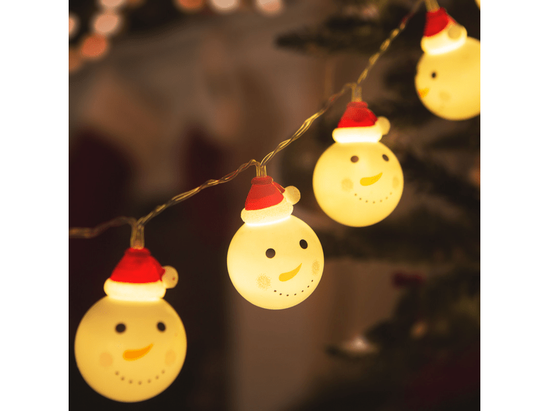 Family 58222A LED fényfüzér - hóember