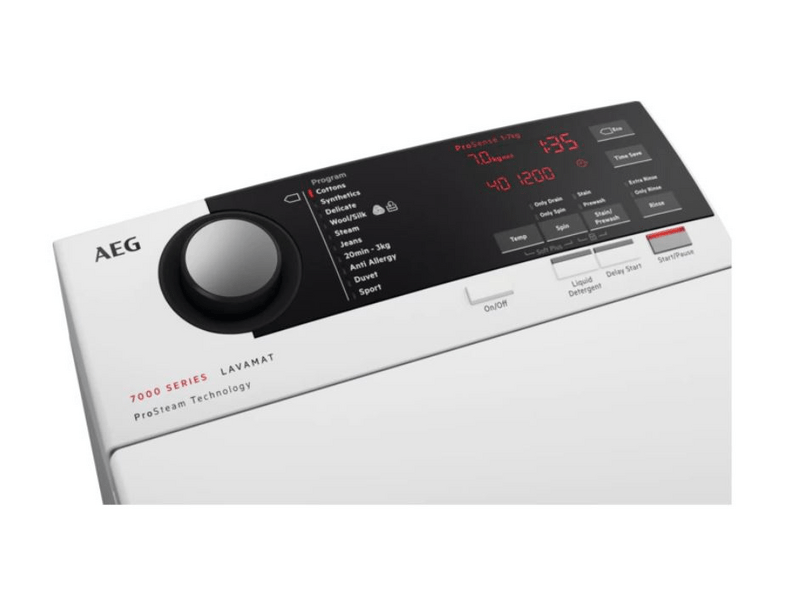 AEG LTN7E272E Felültöltős gőzfunkciós mosógép