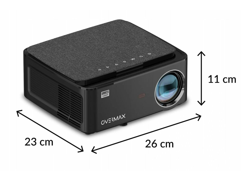 Overmax MultiPic 5.1 Projektor, Fekete