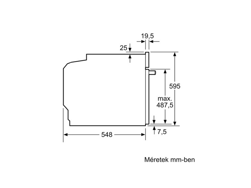 Bosch HRA534ES0 Beépíthető sütő