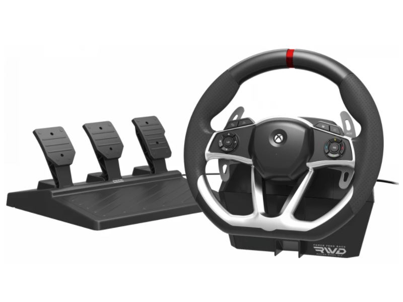 HORI Force Feedback Racing Wheel DLX Pro Xbox Series X | S & Xbox One Kormány és pedálok (AB05-001E)