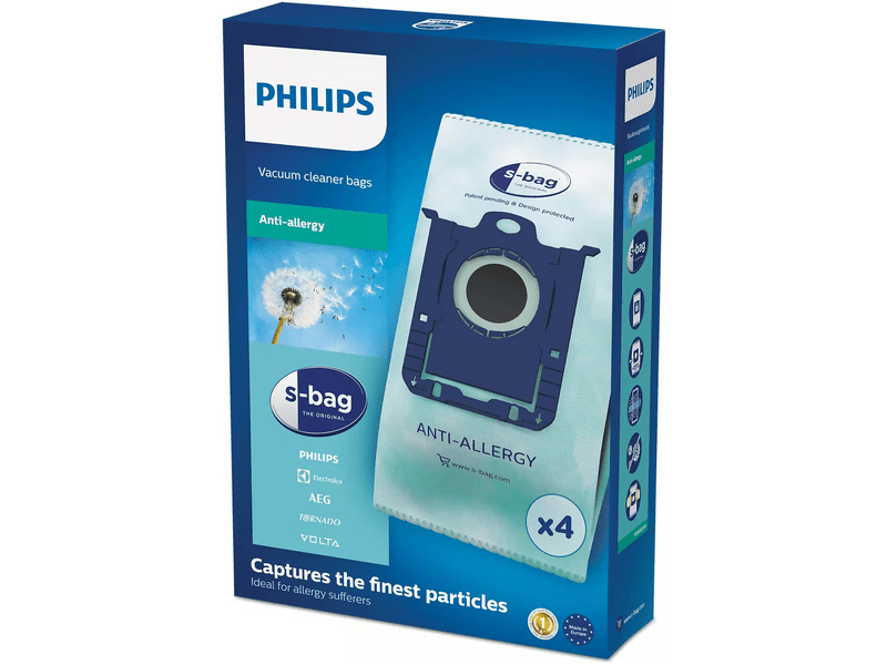 Philips FC8022/04 S-bag Porzsák, 4 db
