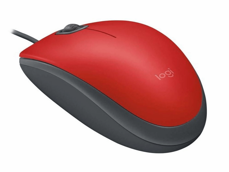 Logitech M110 Silent Egér, Piros