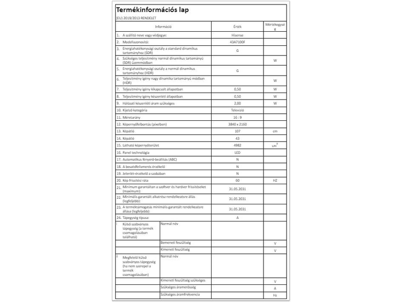 Hisense H43A7100F 4K UHD Smart LED Tv