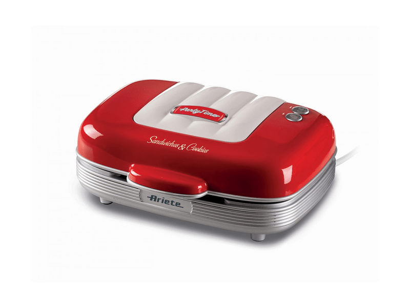 Ariete 1972.RD 3in1 Szendvics-és sütisütő, piros